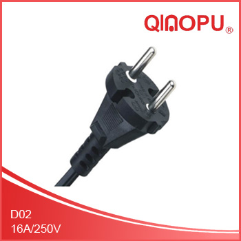 VDE certification tool plugs,the EU regulation 16A two core plug